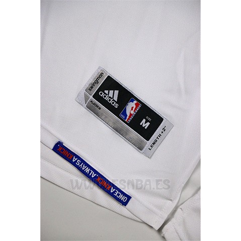 Camiseta New York Knicks Kristaps Porzingis #6 Blanco